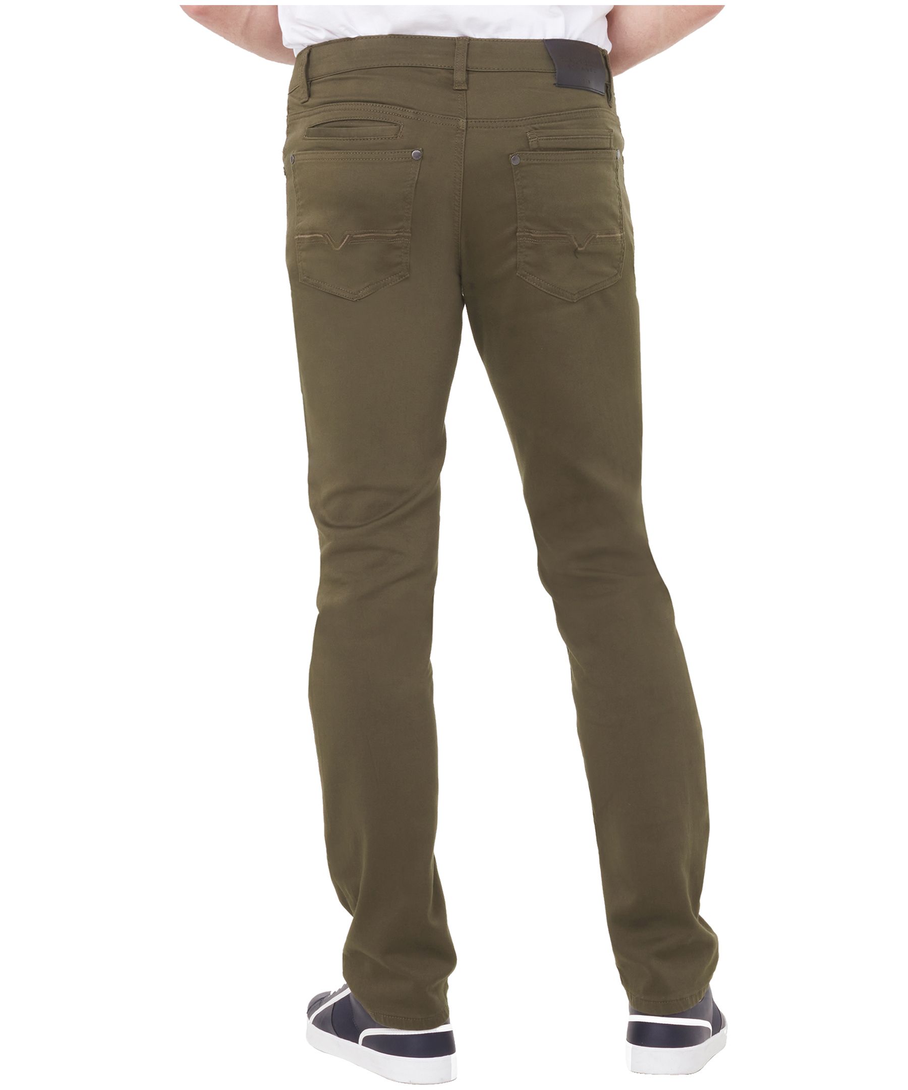 Pantalon taille basse coupe classique pour homme, Mad, Black Bull