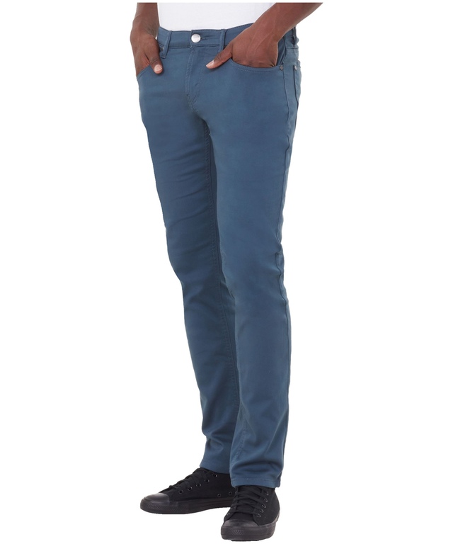 Jean coupe classique à taille basse pour hommes, Mad, Black Bull