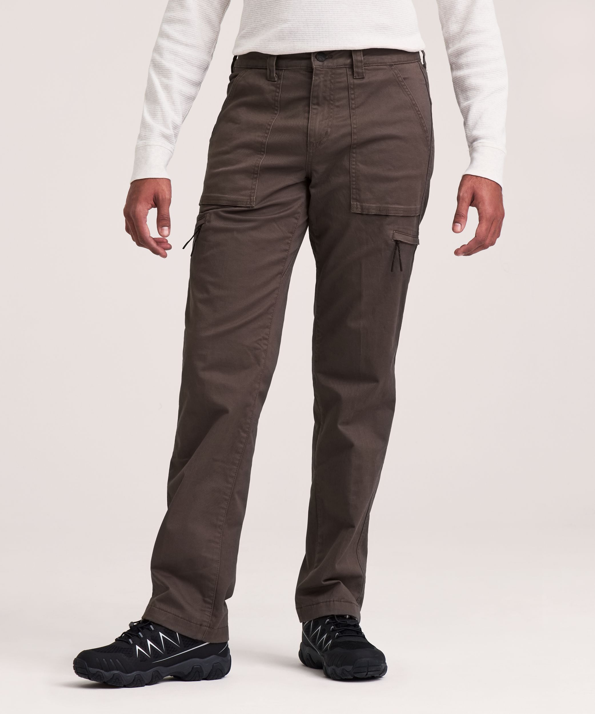 WindRiver Men's Straight Leg Lined T-Max Heat Cargo Pants