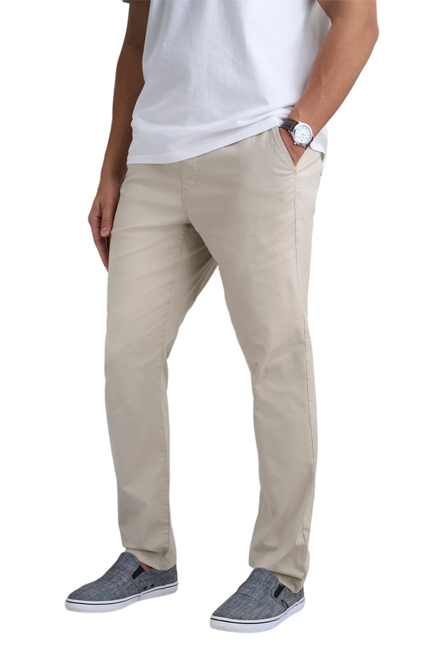 Pantalon à enfiler à jambe droite pour hommes, Denver Hayes