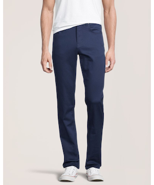 Lois Pantalon en denim extensible étroit foncé, Brad
