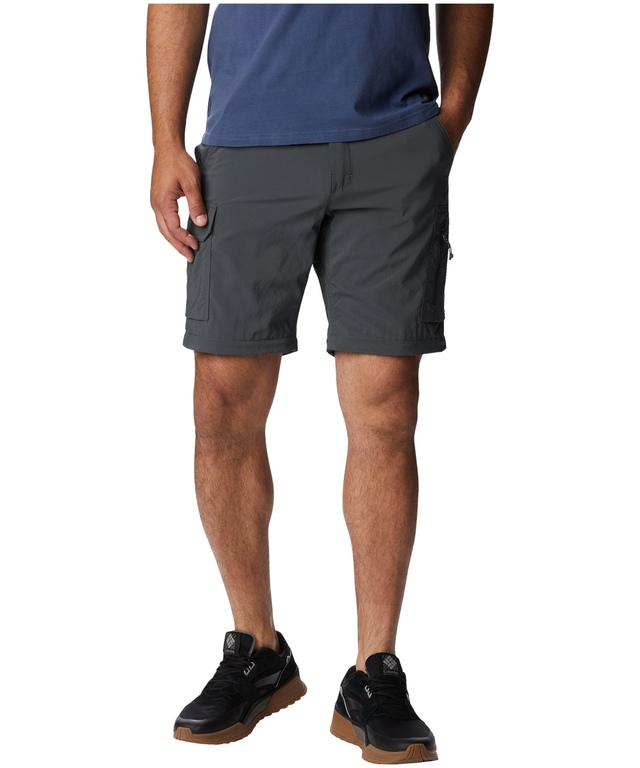 Pantalon fonctionnel transformable Columbia Omni-Shade pour hommes, Silver Ridge