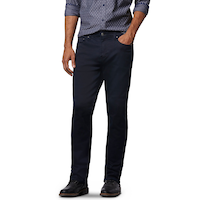 Pantalon extensible surdimensionné de coupe étroite pour hommes, bleu marine, Brad, Lois Front_Angled_Left
