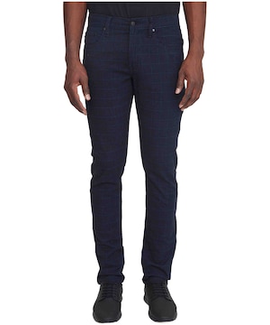 Pantalon extensible à taille mi-basse et à jambe étroite pour hommes, Peter, Lois