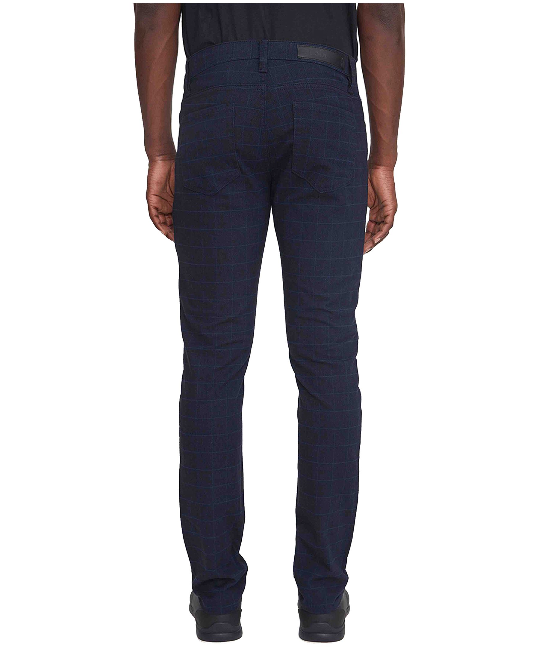 Pantalon extensible à taille mi-basse et à jambe étroite pour hommes, Peter, Lois