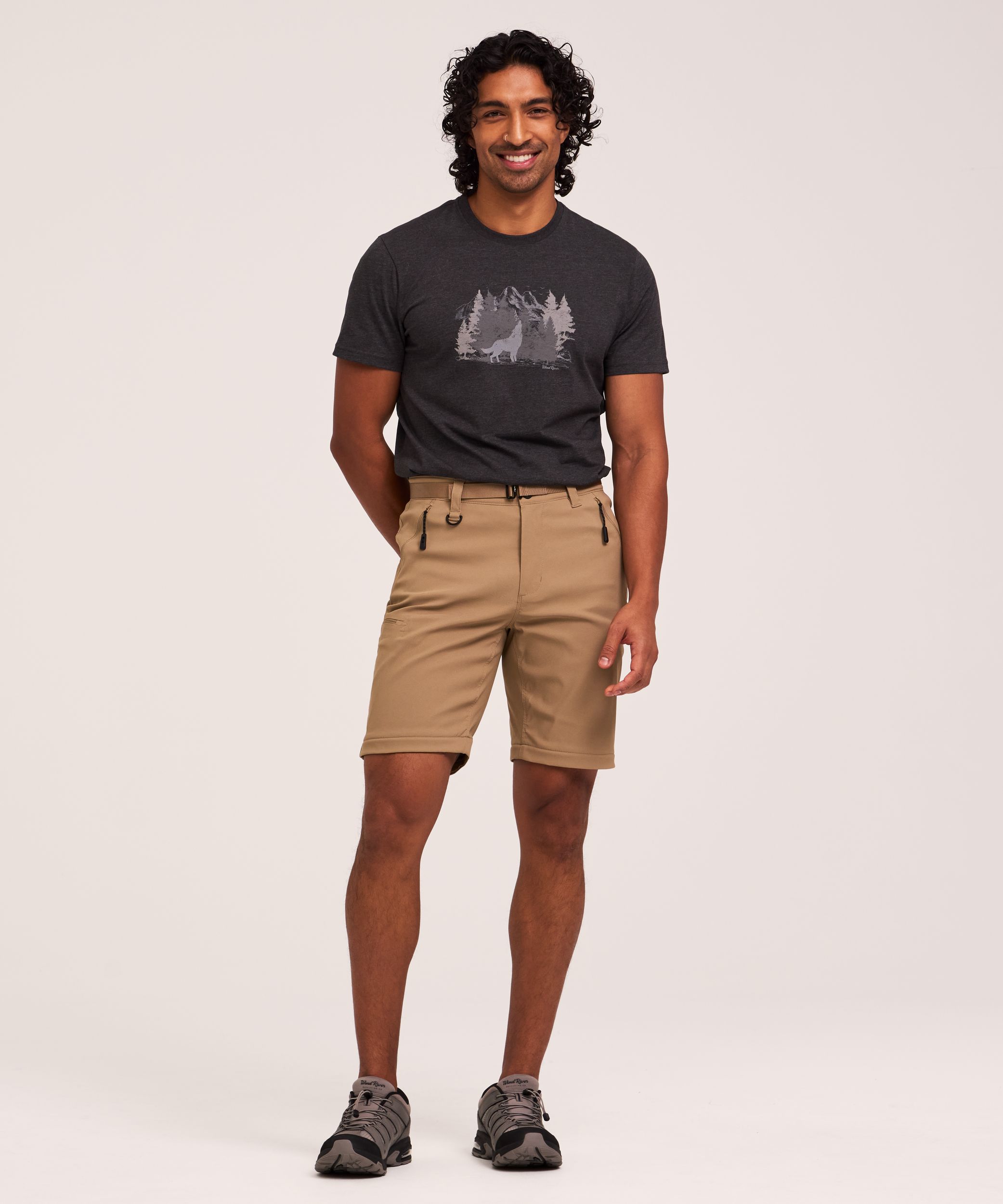 WindRiver Men's HyperDri 1 Water Repellent Zip-Off Pants