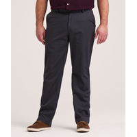 Pantalon kaki décontracté à devant plat avec taille Flextech 360° pour hommes, Denver Hayes