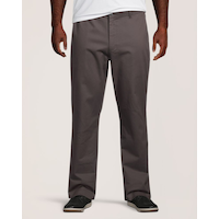Denver Hayes Men's Flat Front Relaxed Khaki with 360° Flextech Waist Pant