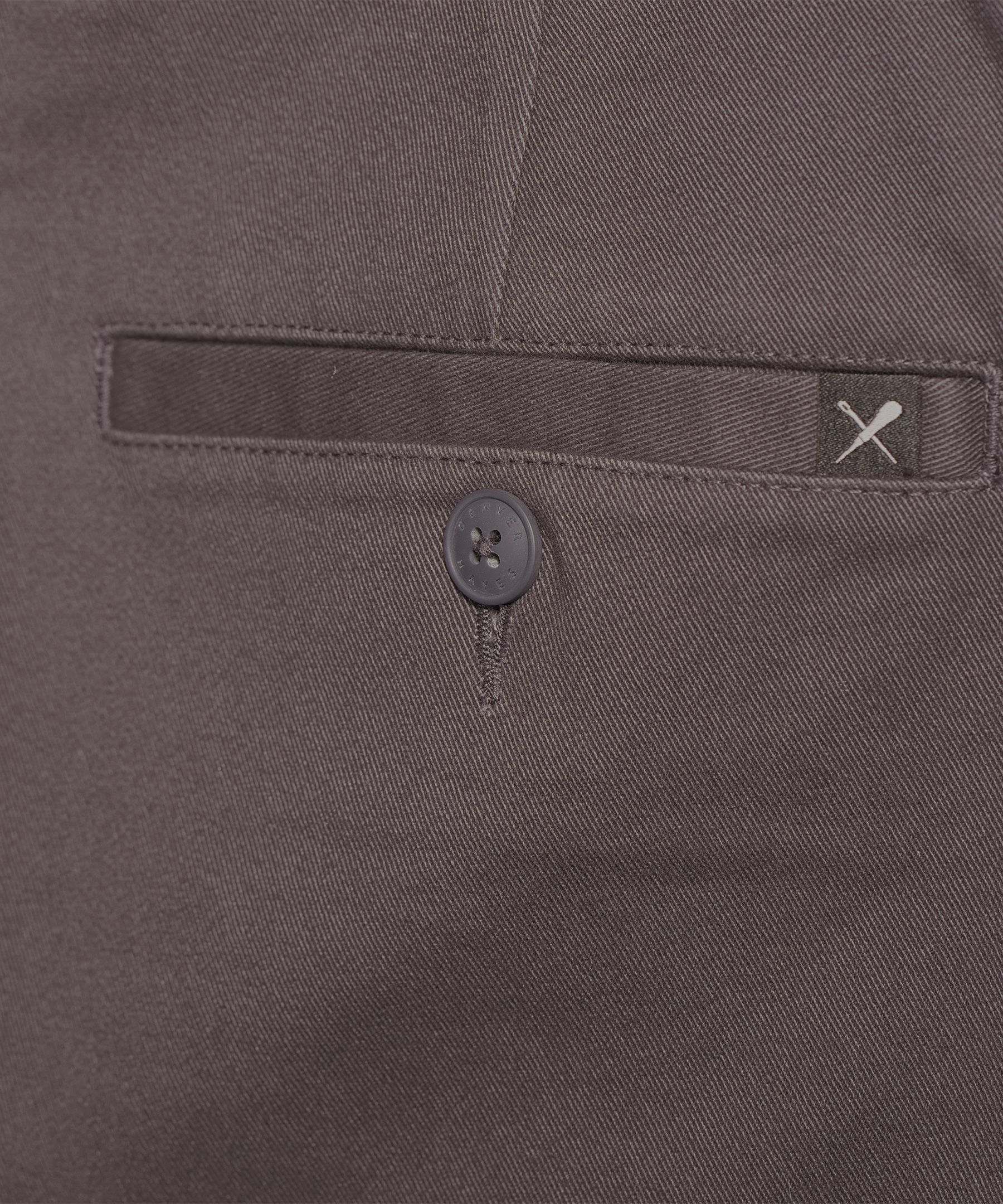 Denver Hayes Men's Flat Front Relaxed Khaki with 360° Flextech Waist Pants