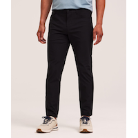 Pantalon extensible décontracté pour homme, Denver Hayes Performance Front_Flat