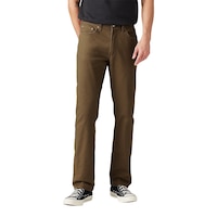 Levi's Men's 514 Straight Fit Twill Pants Front_Flat