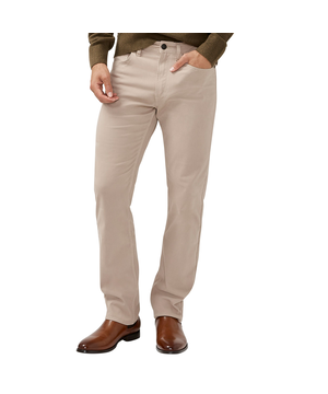 Pantalon à jambe droite à coupe sportive pour hommes, Machray, Silver