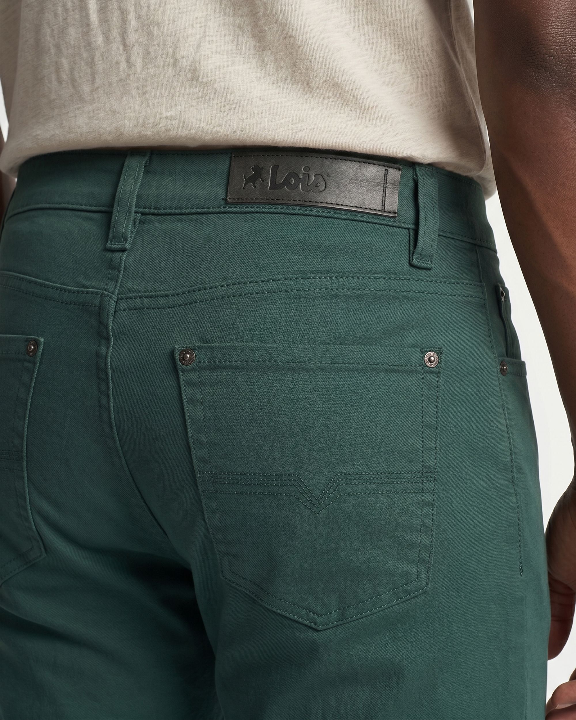 Pantalon extensible étroit pour hommes, Brad, Lois