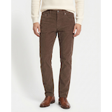 Pantalon extensible étroit en velours côtelé pour hommes, Brad, Lois Front_Flat