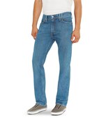 Levi's Men's 501 Mid Rise Straight Fit Button Fly Jeans - Dark