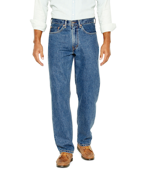 Levi's Jean à lavage à la pierre moyen pour hommes, coupe décontractée 550