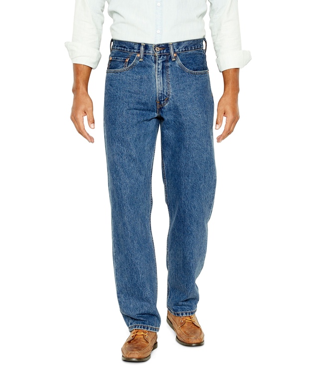 Levi's Jean à lavage à la pierre moyen pour hommes, coupe décontractée 550