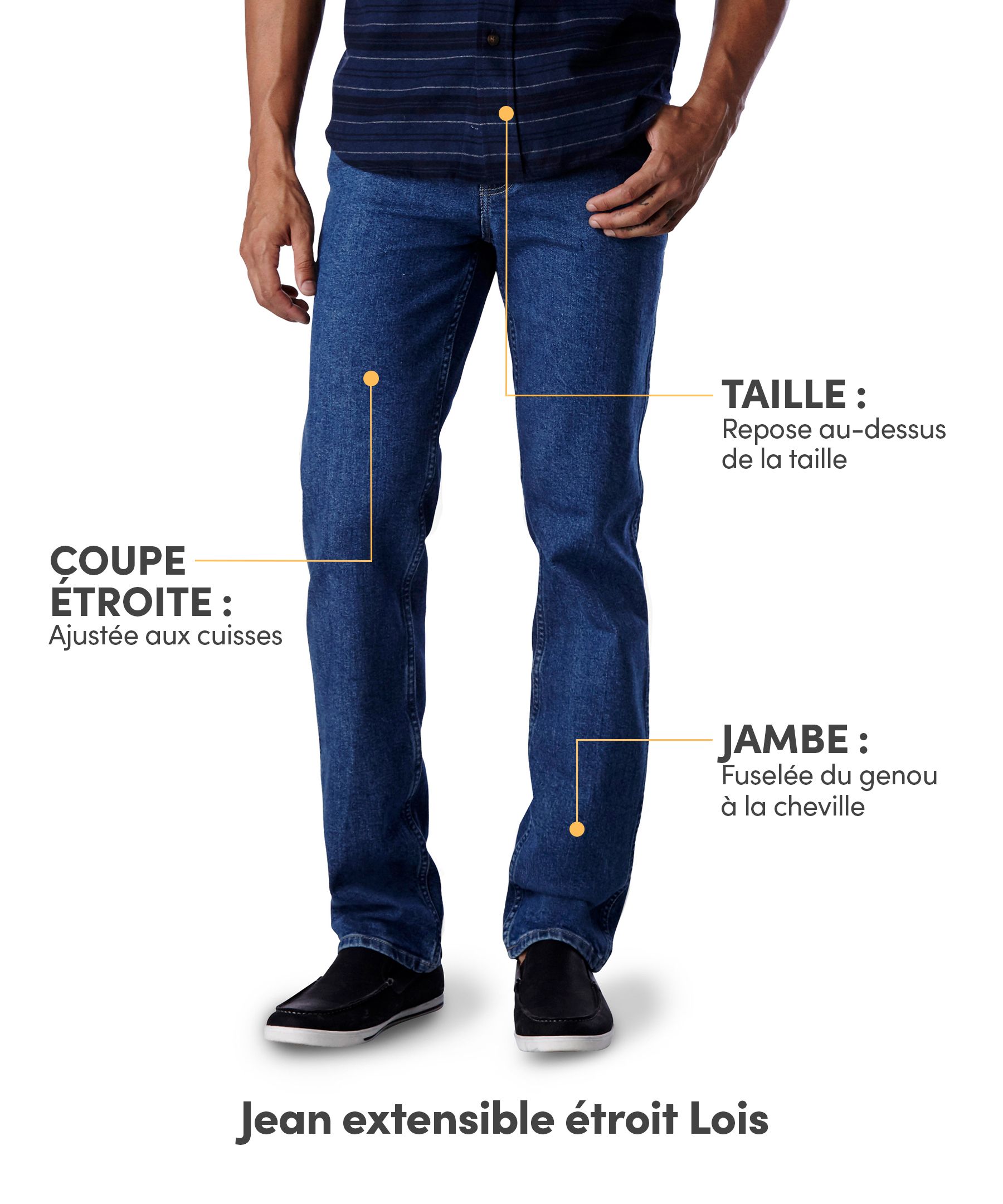 Jeans Homme Longueur De Jambe 32 Jean Homme Destroy Noir DHZ-4383-1