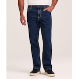 Denver Hayes Men's FLEXTECH 360 Stone Washed Relaxed Tapered Leg Stretch Jeans Front_Flat