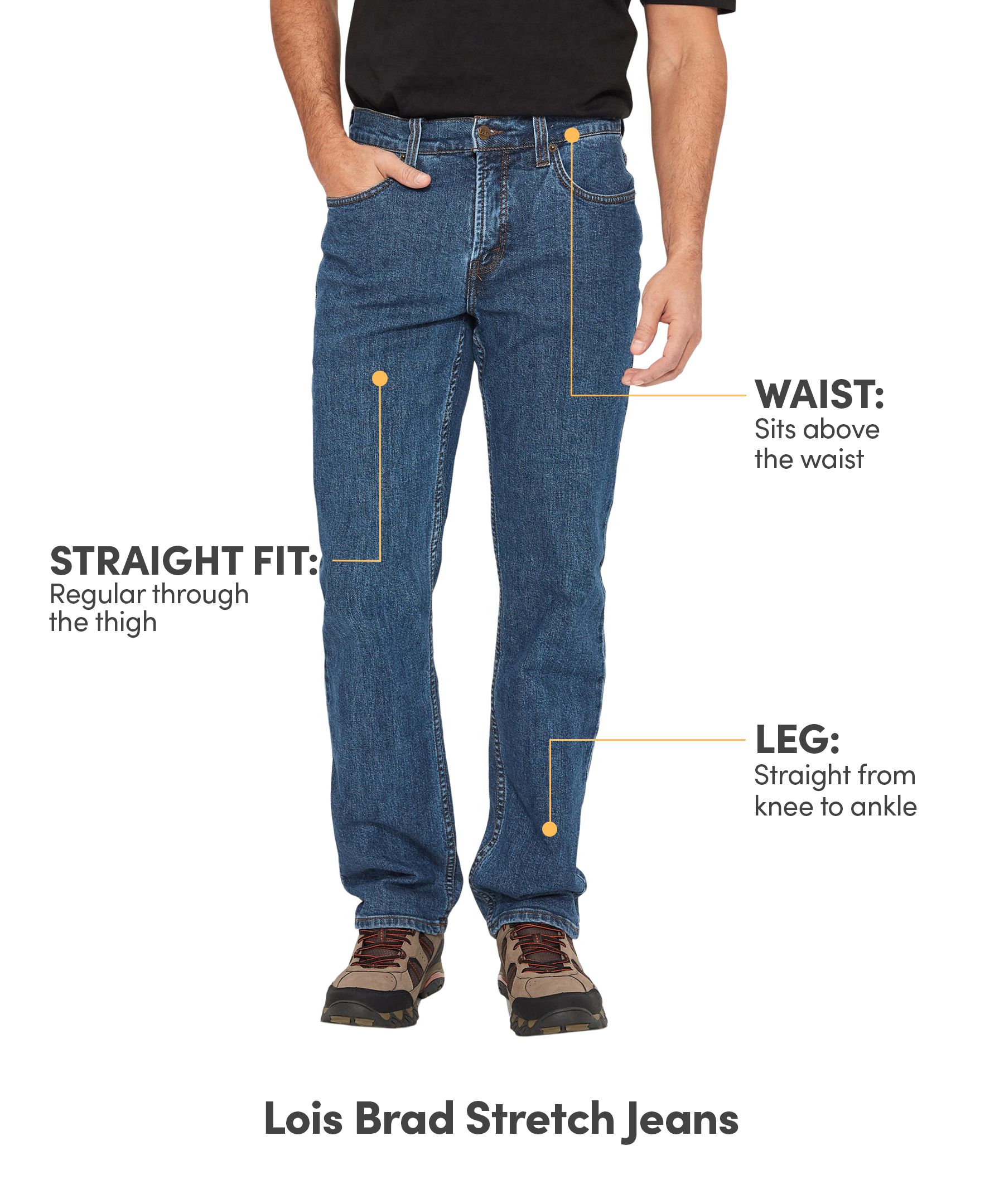 Lois Men's Brad Stretch Jeans