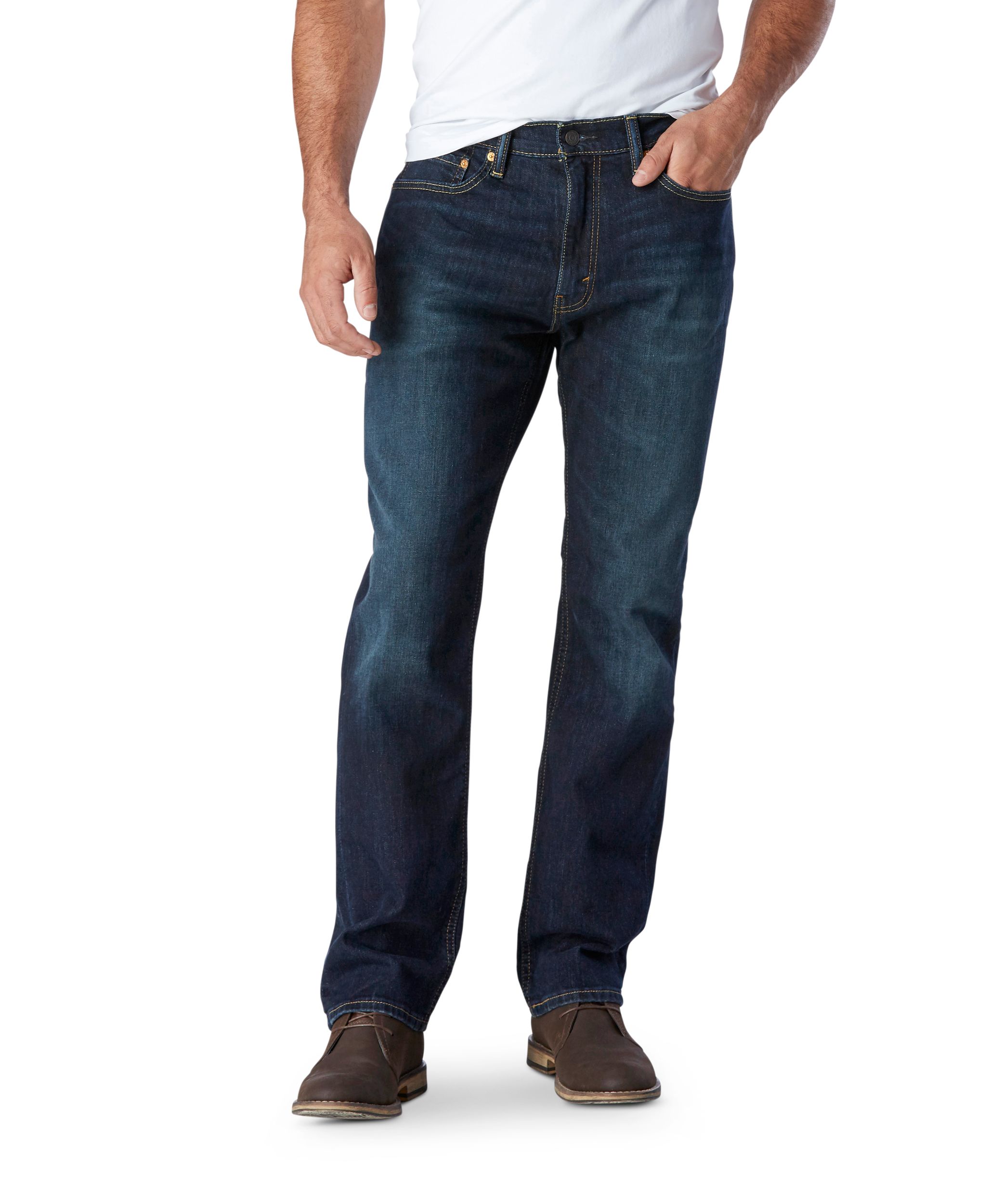 Levi's Men's 541 High Rise Athletic Fit Tapered Sequoia Jeans - Dark ...