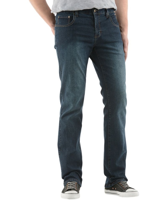 Jean extensible Lois confortable et teint en fil, pour hommes, Peter
