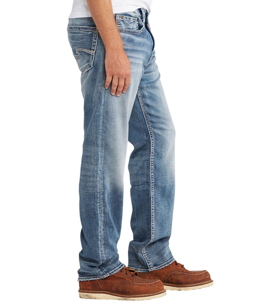 Zac M42408LD191 Silver Jeans Grayson Classic Fit Straight Leg