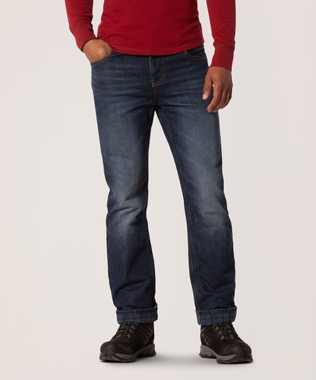 Jean extensible doublé en molleton T-MAX HEAT pour hommes, WindRiver