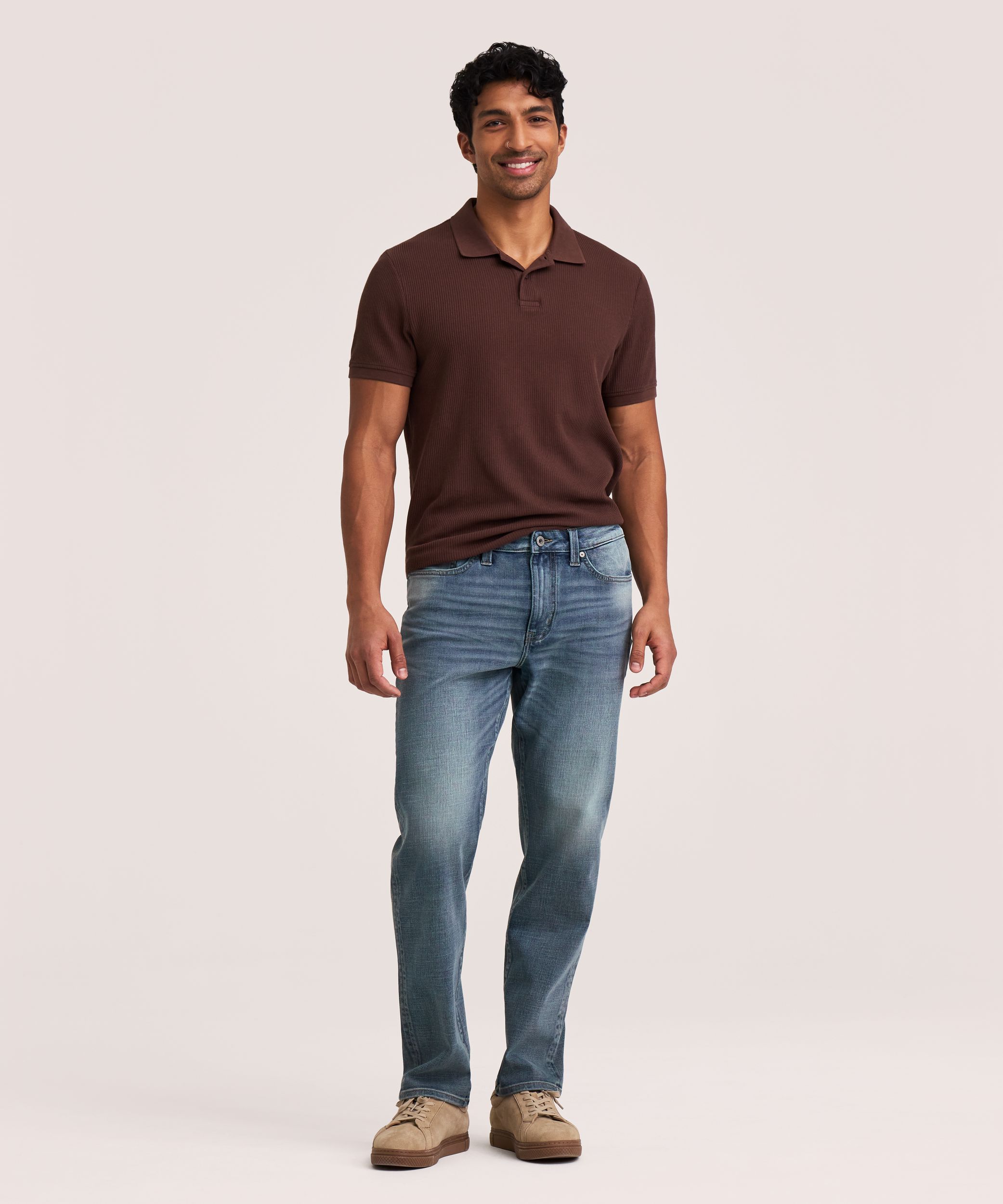 Denver Hayes Men's FLEXTECH Athletic Fit 4 Way Stretch Jeans