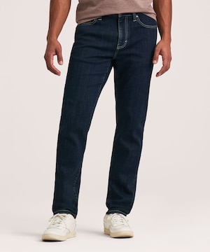 Jean extensible de coupe sportive pour hommes, Flextech