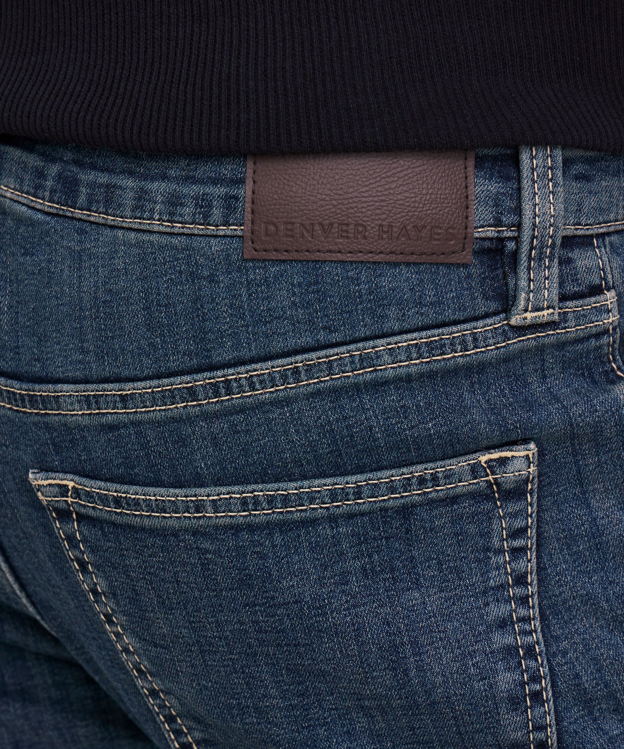 Jeans extensibles à jambe droite FLEXTECH Denver Hayes pour hommes