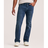Jeans extensibles à jambe droite avec bande élastique FLEXTECH Denver Hayes pour hommes Front_Flat