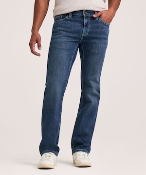 Jeans extensibles à jambe droite avec bande élastique FLEXTECH Denver Hayes pour hommes