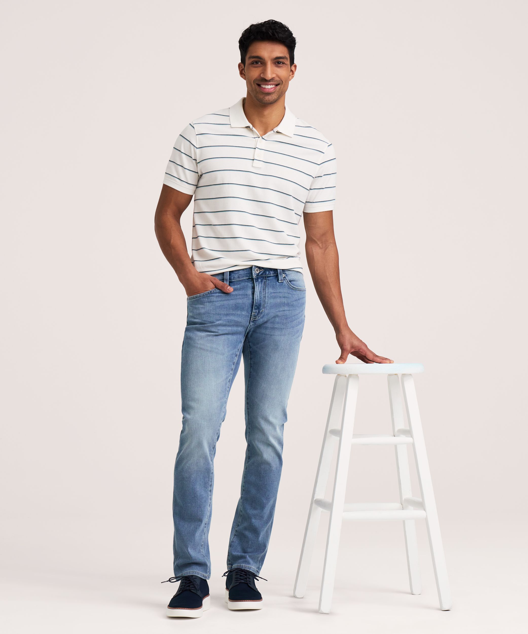 Denver Hayes Men's FLEXTECH 4 Way Stretch Slim Fit Jeans