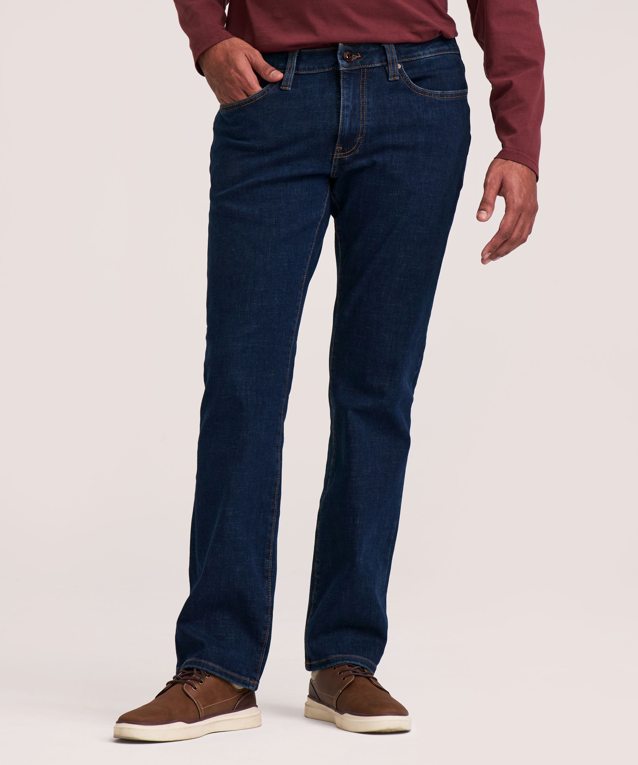 Denver Hayes Men's FLEXTECH Straight Fit 4 Way Stretch Jeans