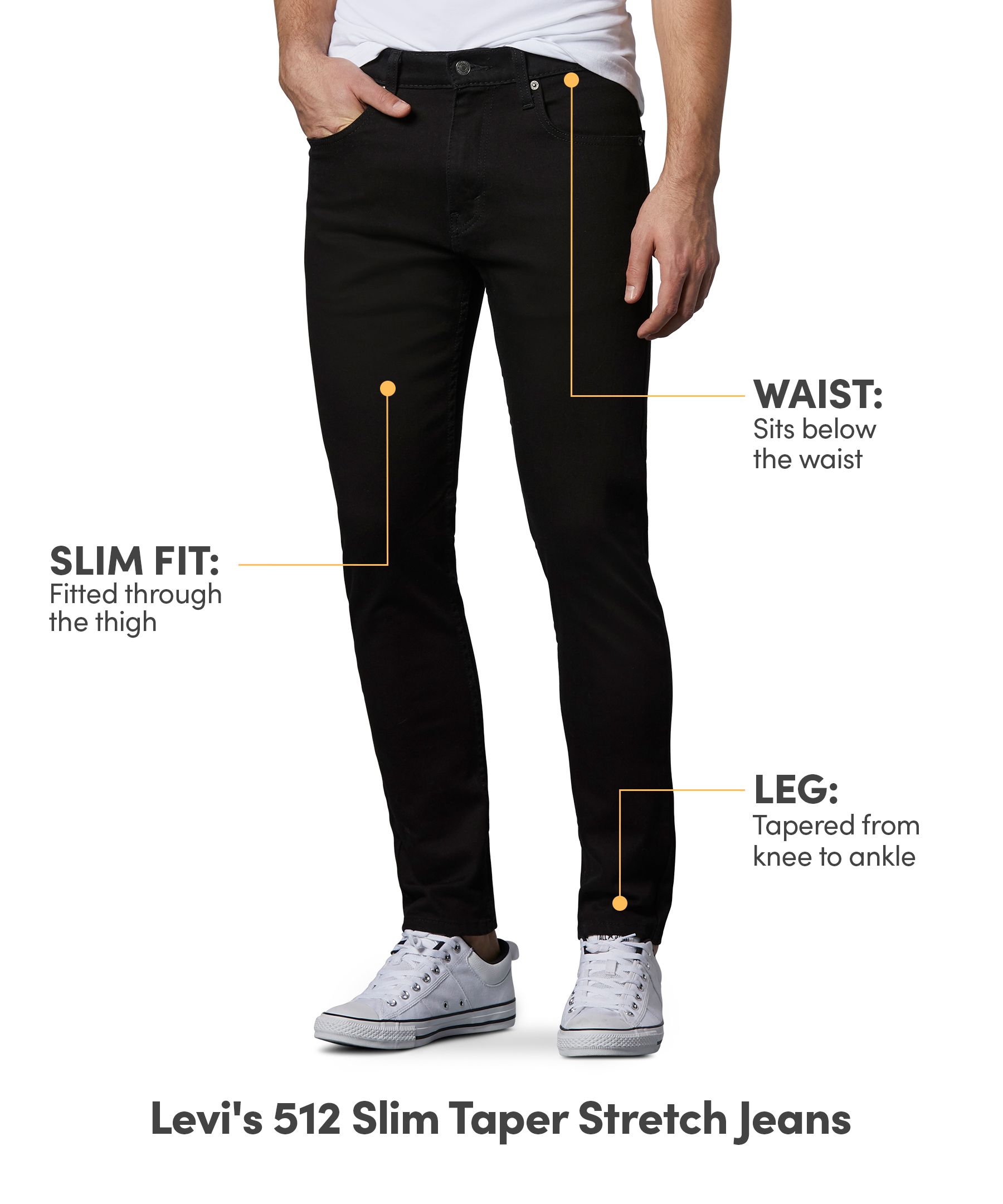 Levi's Men's 512 Slim Taper Native Cali Future Flex Jeans | Mark's