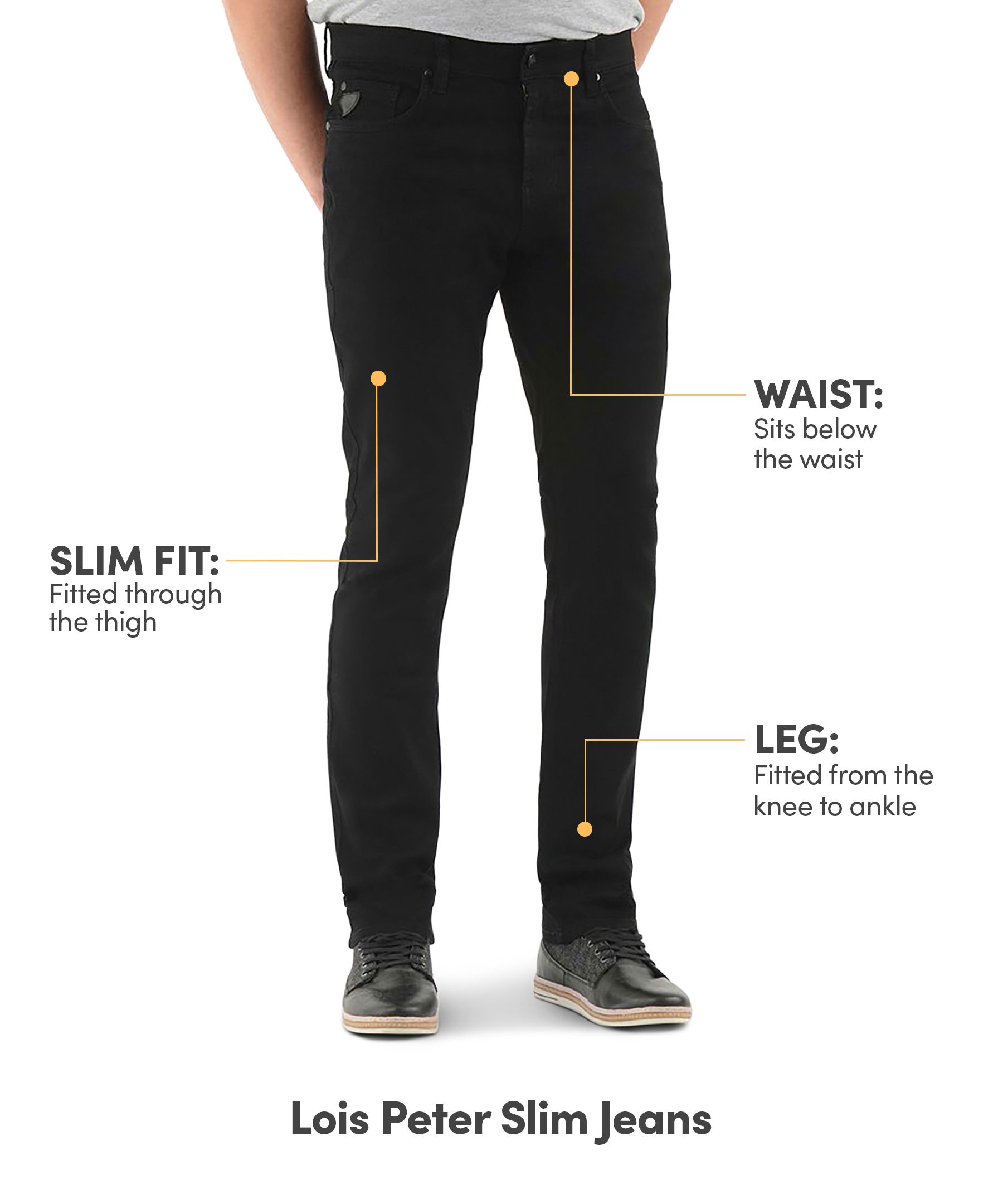 Lois Men's Peter Slim Fit Jeans