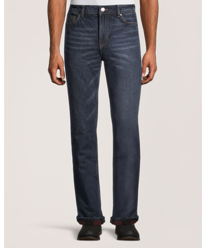 Jean doublé en flanelle à carreaux avec T-MAX pour hommes, WindRiver