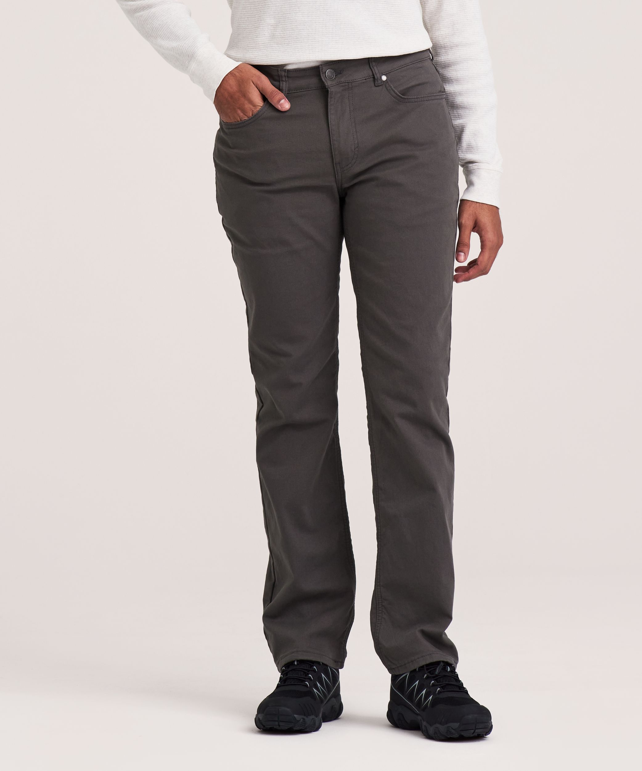 Jean à coupe droite WindRiver en toile extensible et à doublure chaude T-Max HEAT, pour hommes