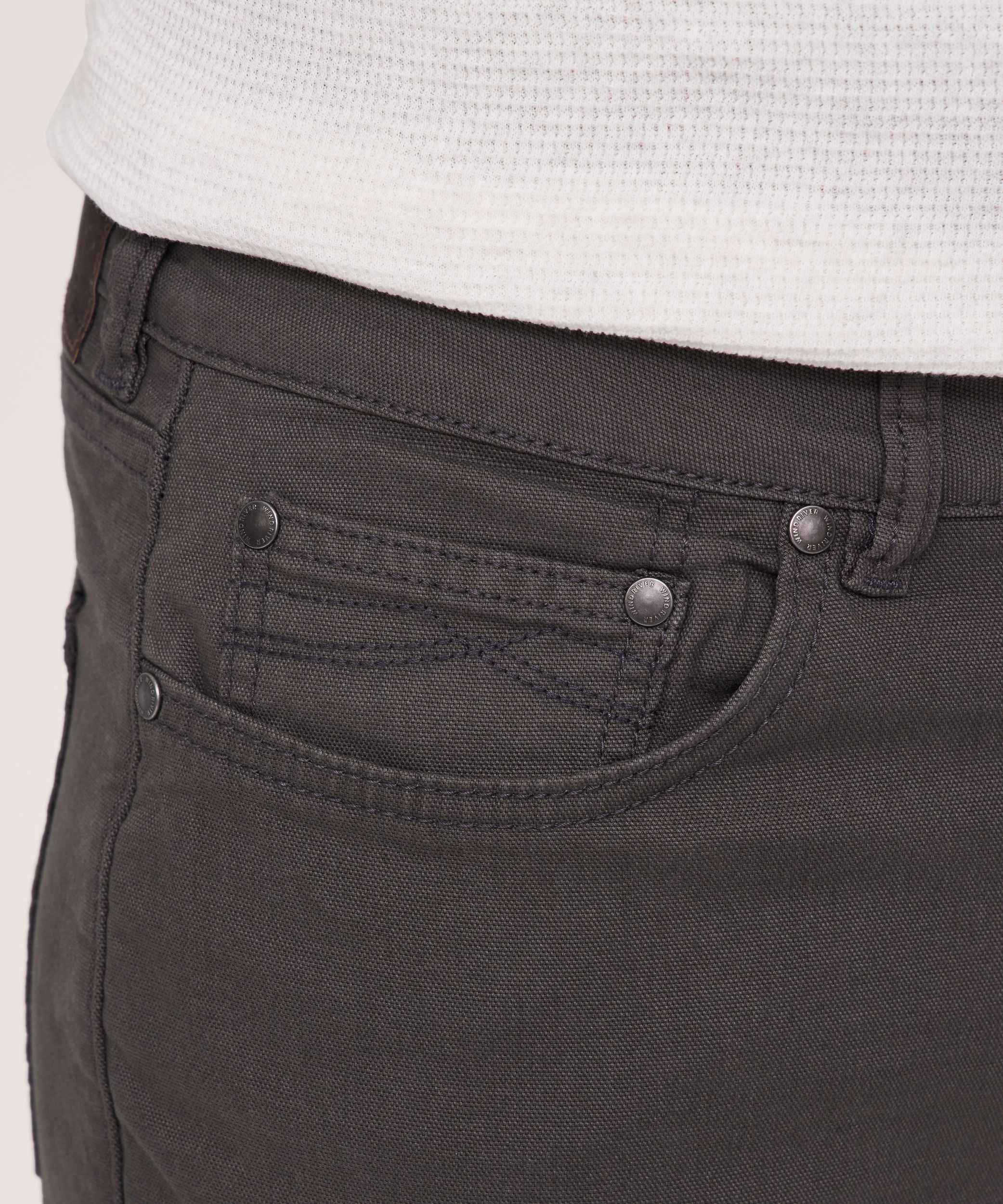 Jean à coupe droite WindRiver en toile extensible et à doublure chaude T-Max HEAT, pour hommes