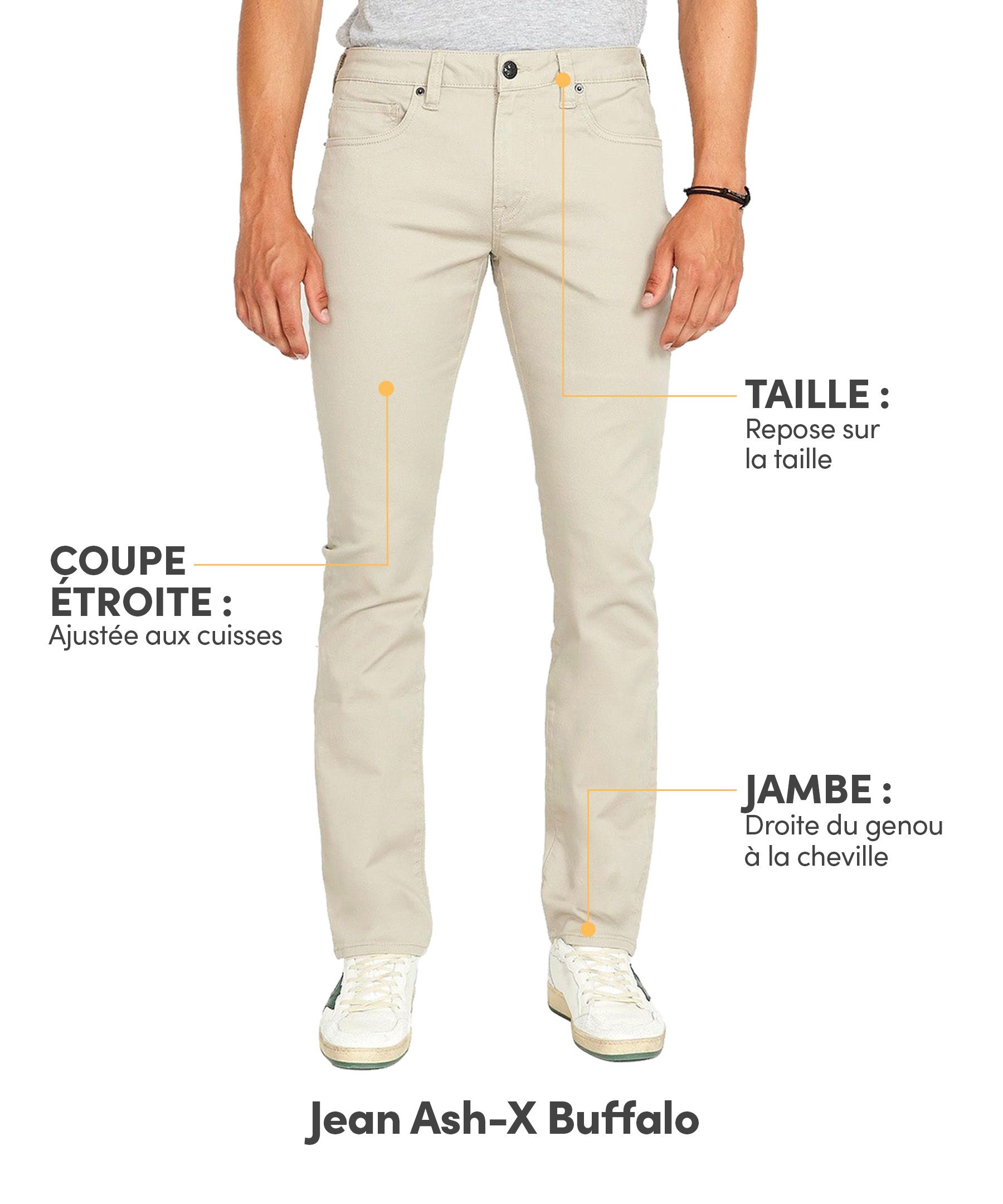 Jean pour hommes, Ash-X, Buffalo