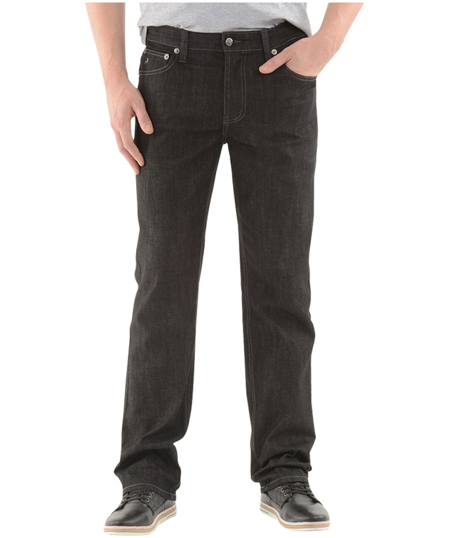 Jean extensible confortable Lois en denim à taille haute pour hommes, Brad L