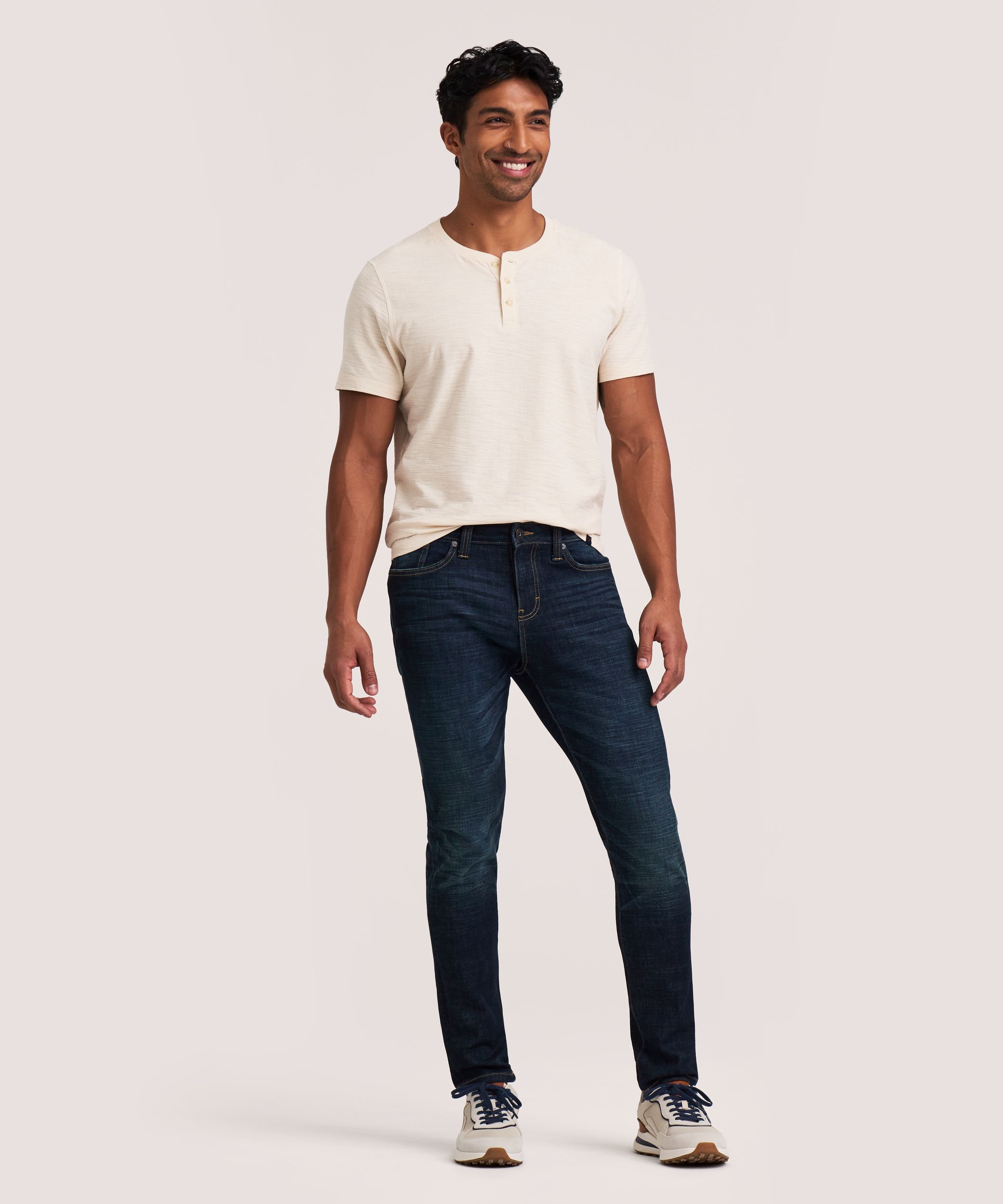Jeans extensibles à 4 sens à jambe étroite fuselée FLEXTECH® Denver Hayes pour hommes