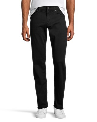 Silver Eddie Athletic Fit Jeans à jambes tachées pour homme