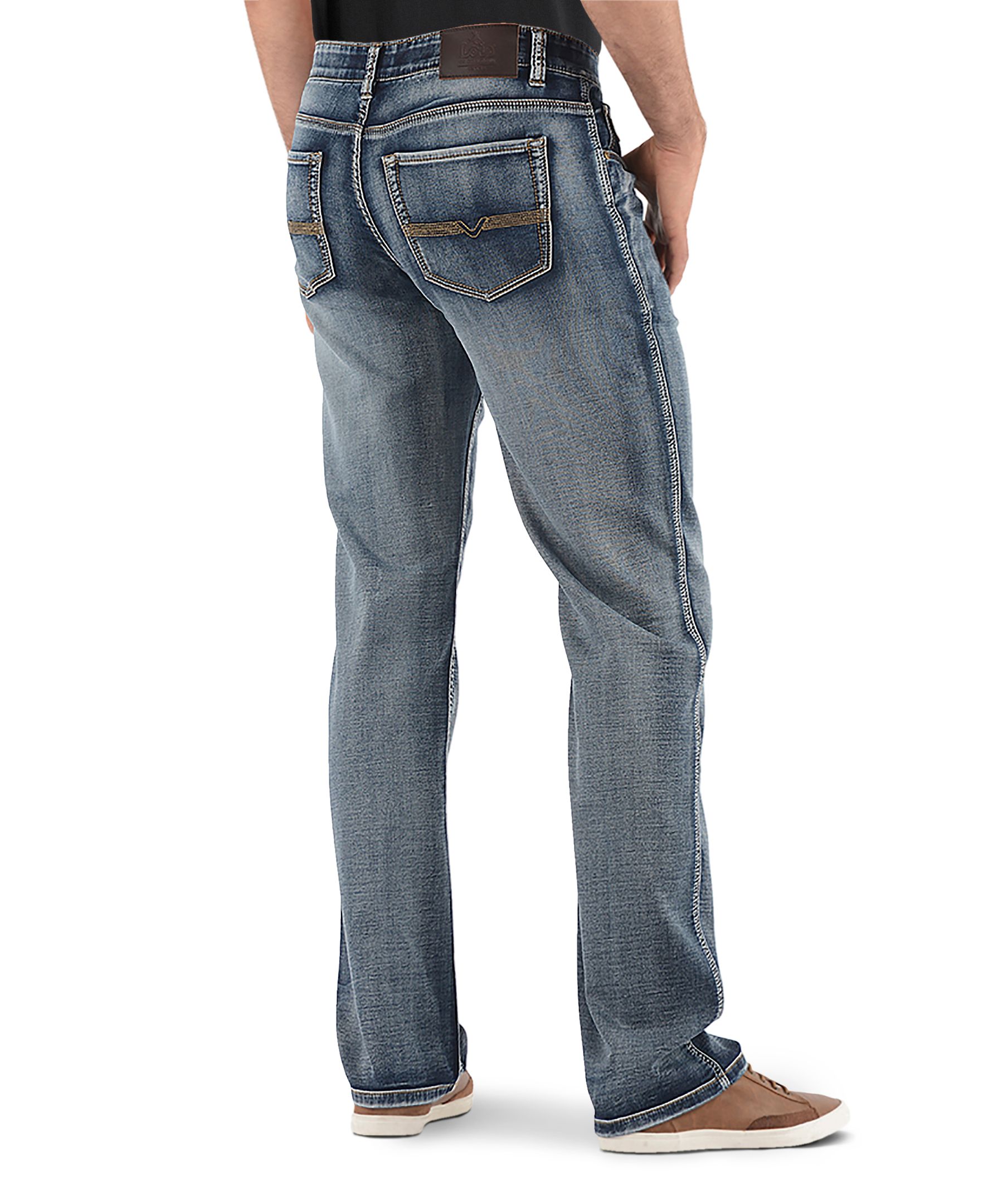 Jean à taille élastique et jambe étroite pour hommes, Brad, Lois