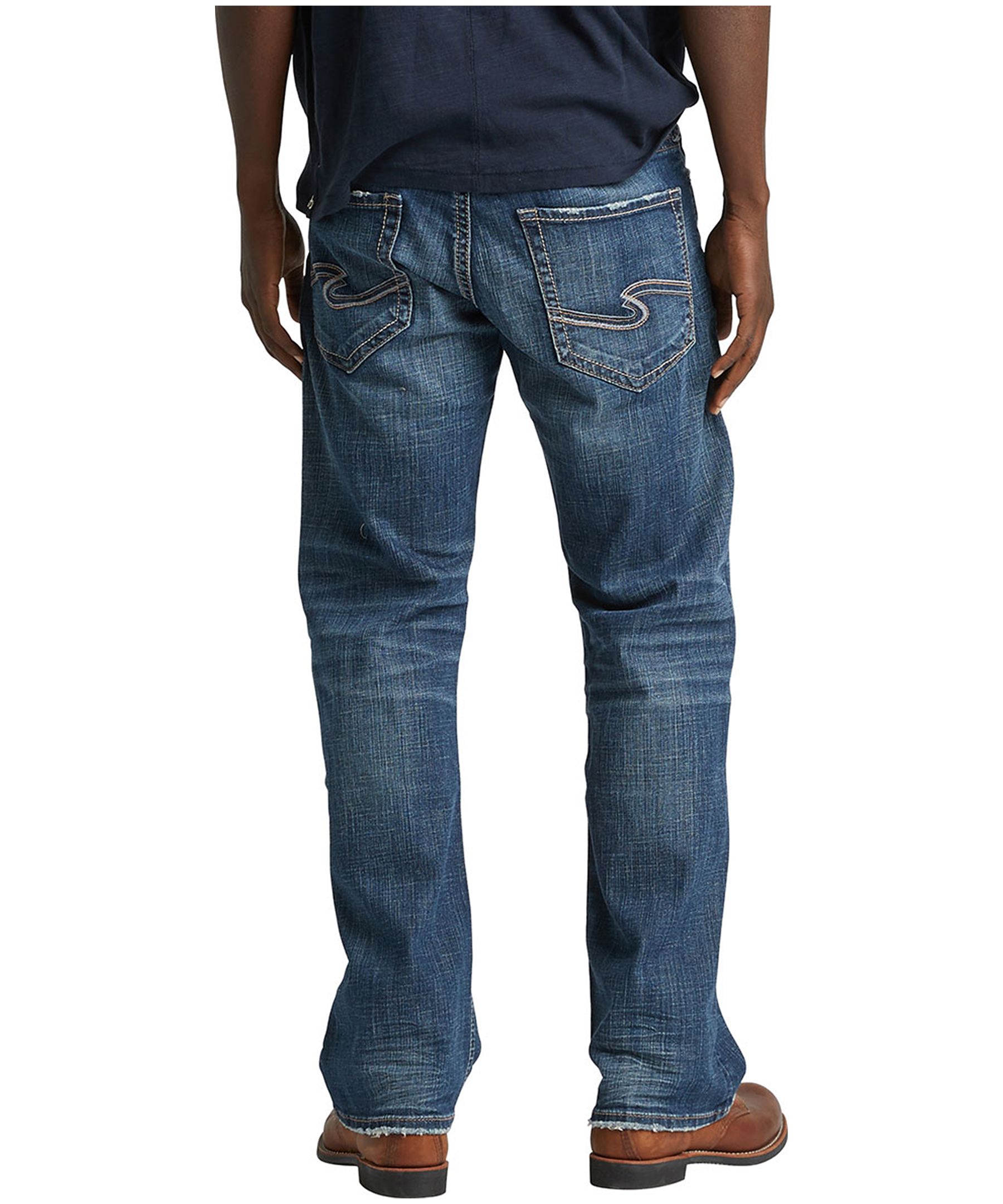 Silver Jean à coupe décontractée et à jambe droite, Zac - EN LIGNE SEULEMENT