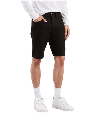 Short ourlé noir de Levi's, pour hommes, 501