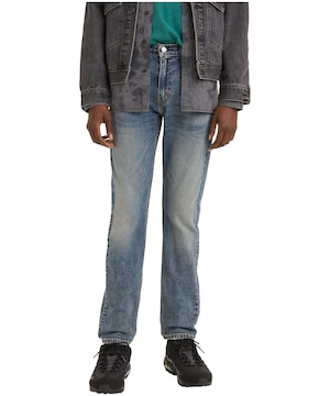 Jean fuselé 502 de Levi's de coupe traditionnelle au délavé moyen, pour hommes