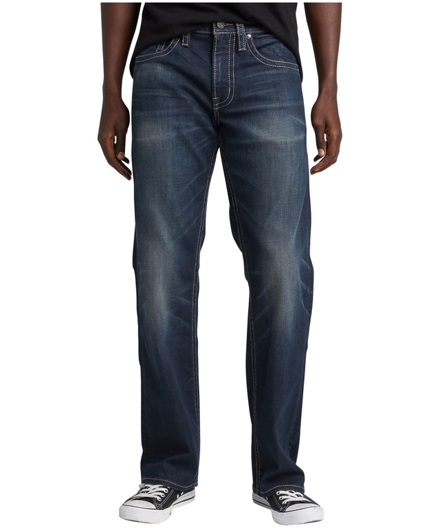 Silver Men's Zac Relaxed Straight Jeans