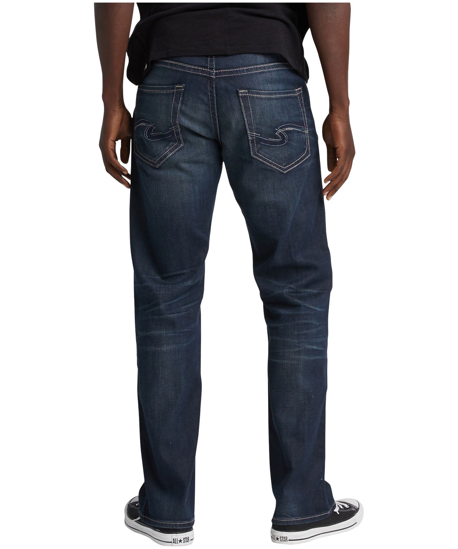 Silver Men's Zac Relaxed Straight Jeans